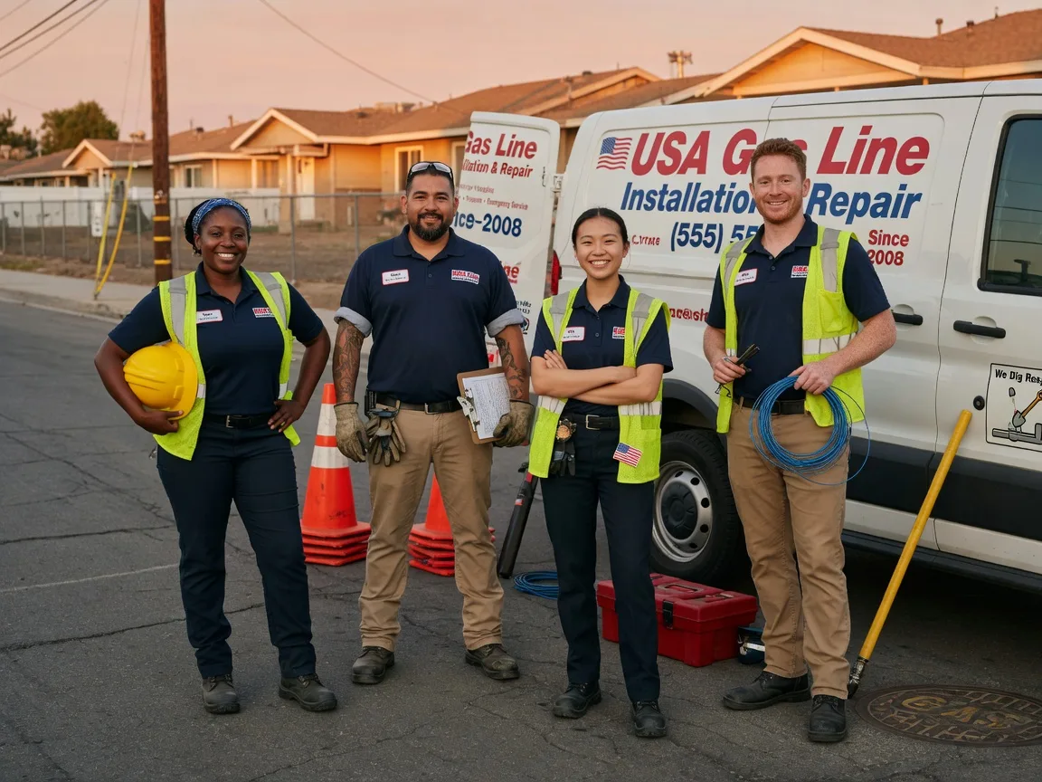 Gas Line Installation company in Forreston, TX